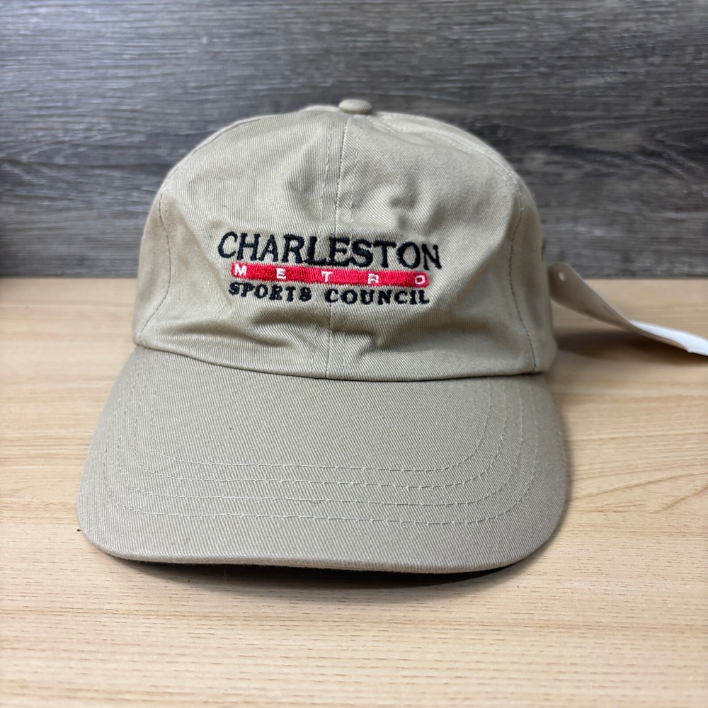 Charleston Metro Sports Council Hat Cap Strap Back Brown Adjustable NWT